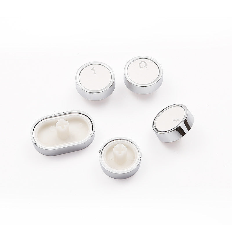 Metal Element Luminous Gaming Keyboard Round Key Caps