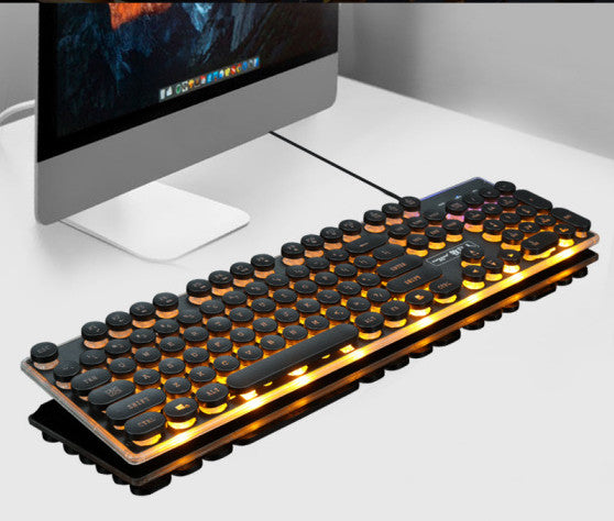 Gaming Computer Usb Wired Chicken Keyboard