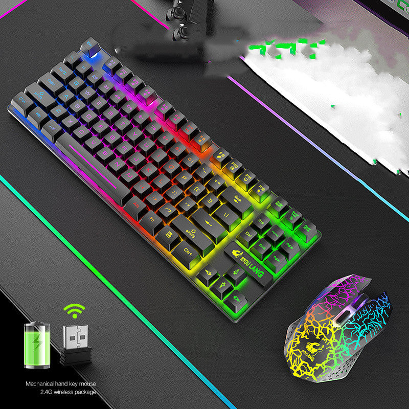 Wireless Charging Keyboard And Mouse Set Game
