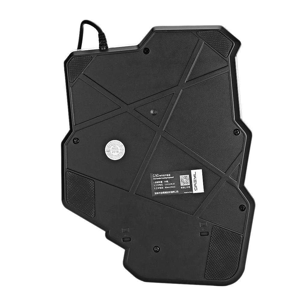 One-Handed Mechanical Gaming Keyboard RGB Backlit