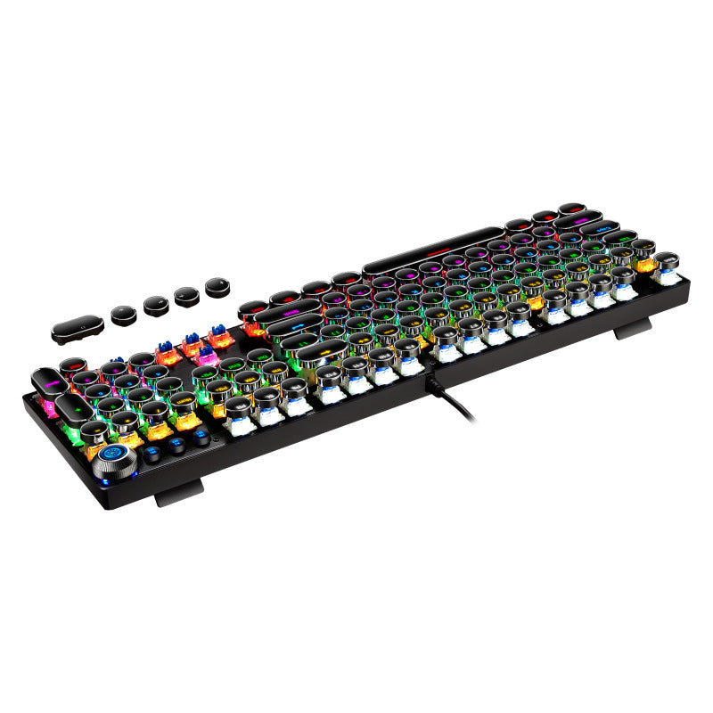 104-key Green Axis Wired Office Gaming Keyboard