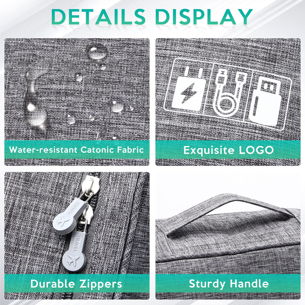 Electronics Organizer Travel Cable Waterproof Bag